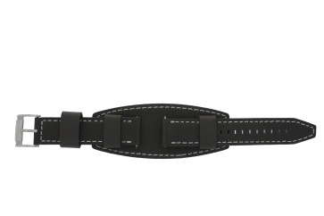 Uhrenarmband Fossil BQ1019 Leder Braun 22mm