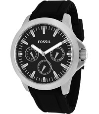 Uhrenarmband Fossil BQ1291 Silikon Schwarz 22mm