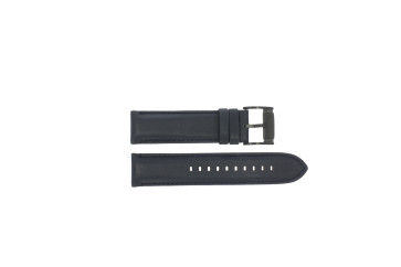 Uhrenarmband Fossil BQ2007 Leder Blau 22mm