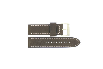 Uhrenarmband Fossil BQ2032 Leder Braun 24mm