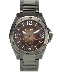 Uhrenarmband Fossil BQ2082 Rostfreier Stahl Grau 22mm