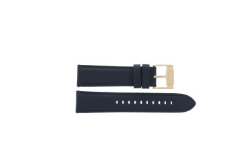 Uhrenarmband Fossil BQ2412 / FENMORE Leder Blau 22mm