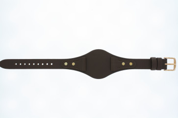 Uhrenarmband Fossil BQ3065 Leder Braun 18mm