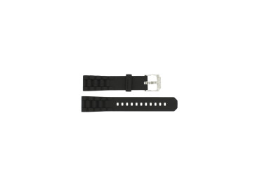 Uhrenarmband Tag Heuer BT0711 / BT0707 / WAC1210 / WAC1211 Kautschuk Schwarz 17mm