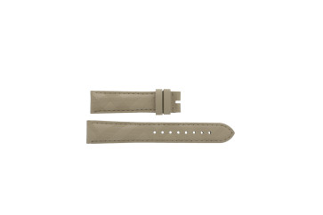 Uhrenarmband Burberry BU9154 Leder Beige 18mm