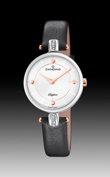Uhrenarmband Candino C4658-2 Leder Schwarz