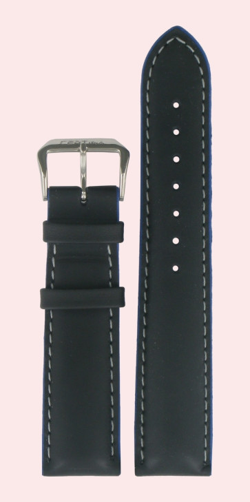 Uhrenarmband Certina C600006836 Leder Schwarz 20mm