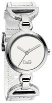 Uhrenarmband Dolce & Gabbana DW0725 Leder Weiss 24mm