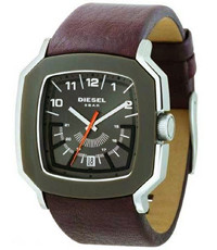 Uhrenarmband Diesel DZ1139 / DZ1140 Leder Braun 28mm