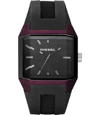 Uhrenarmband Diesel DZ1388 Silikon Schwarz 20mm