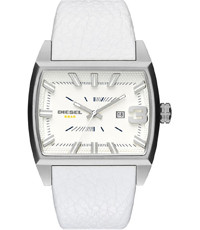 Uhrenarmband Diesel DZ1705 Leder Weiss 30mm