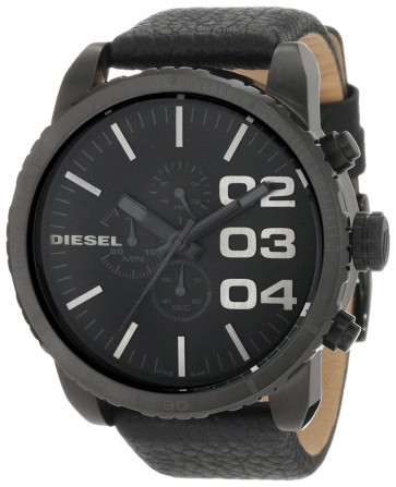 Uhrenarmband Diesel DZ4216 Leder Schwarz 26mm