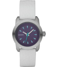 Uhrenarmband Diesel DZ5239 Leder Weiss 16mm