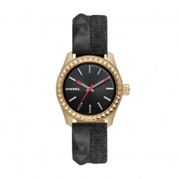 Uhrenarmband Diesel DZ5529 Leder Schwarz 20mm