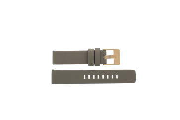 Uhrenarmband Diesel DZ5534 Weiches Leder Beige 20mm