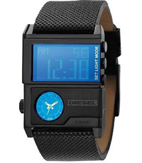Uhrenarmband Diesel DZ7137 Leder Schwarz 28mm