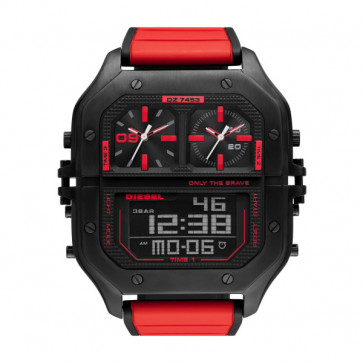 Uhrenarmband Diesel DZ7453 Kautschuk Zweifarbig 28mm