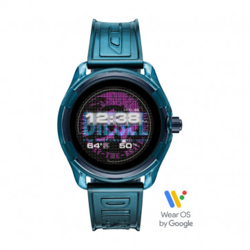 Uhrenarmband Smartwatch Diesel DZT2020 Kunststoff Blau 22mm