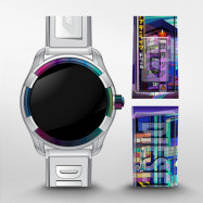 Uhrenarmband Smartwatch Diesel DZT2023 Kunststoff Weiss 22mm