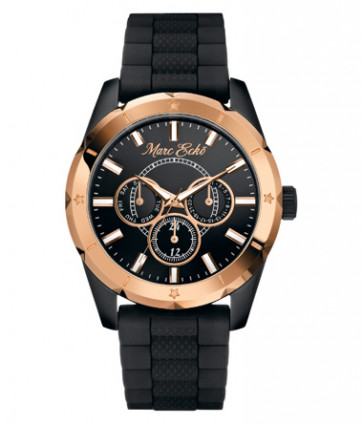 Mark Ecko Uhrenarmband E10565G1 Kautschuk Schwarz 22mm