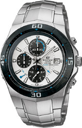 Uhrenarmband Casio 10249757 EF 514D 1AV Stahl 16mm