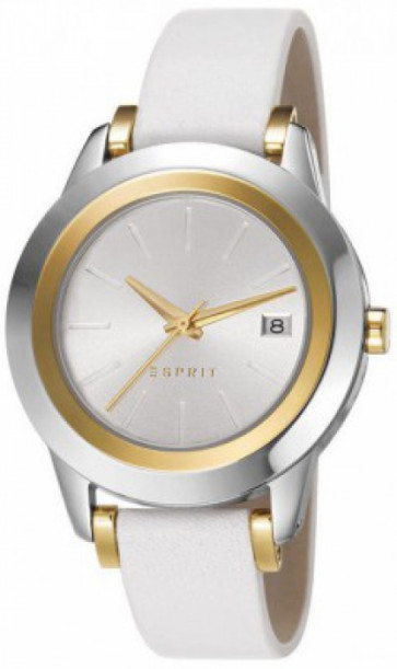 Uhrenarmband Esprit ES106502 Leder Weiss 14mm