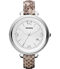 Uhrenarmband Fossil ES3193 Leder Braun 12mm