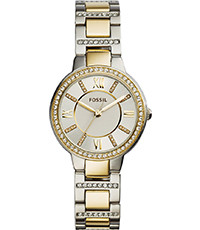 Uhrenarmband Fossil ES3871 Rostfreier Stahl Zweifarbig 14mm