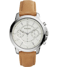 Uhrenarmband Fossil ES4038 Leder Braun 18mm