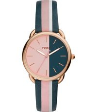 Uhrenarmband Fossil ES4492 Leder Mehrfarbig 16mm