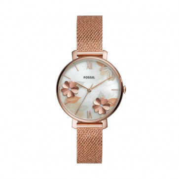 Uhrenarmband Fossil ES4534 Milanese Rosé 14mm