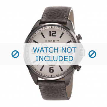 Esprit Uhrenarmband ES108001-003 Leder Grau