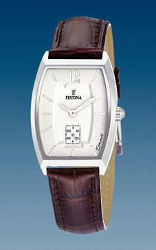 Uhrenarmband Festina F16024-1 Leder Braun 18mm