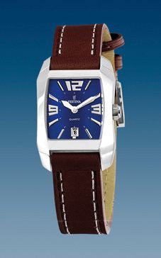 Uhrenarmband Festina F16137-2 Leder Braun 16mm