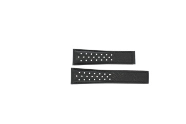 Uhrenarmband Tag Heuer CAW211P / FC6356 Leder Schwarz 22mm