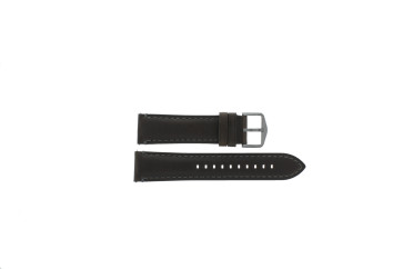 Uhrenarmband Fossil FS5378 Leder Dunkelbraun 22mm