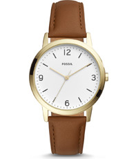 Uhrenarmband Fossil FS5427 Leder Braun 20mm