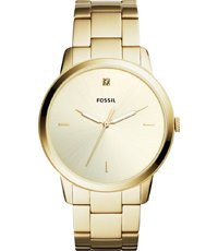 Uhrenarmband Fossil FS5457 Rostfreier Stahl Vergoldet 22mm