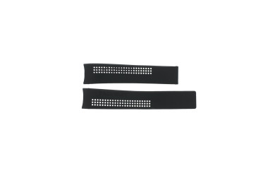 Uhrenarmband Tag Heuer CV2014-FT6007 20x1.7mm Kautschuk Schwarz 20mm
