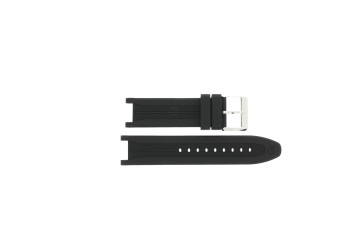 Horlogeband GC watches Y63003G2MF Rubber Zwart 14mm