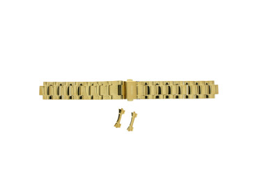 Uhrenarmband Guess GW0410L2 / Crown Jewel Stahl Vergoldet 16mm