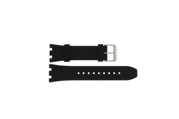 Uhrenarmband Guess GW0663G / MASCULINO Kautschuk Schwarz 26mm