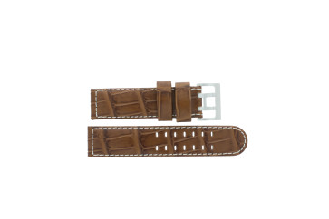 Uhrenarmband Hamilton H64715885 Leder Cognac 22mm