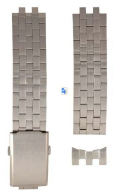 Uhrenarmband Hamilton H695776102 / Khaki Navy Stahl 21mm