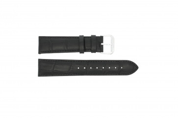Uhrenarmband Universal 305L.01.12 XL Leder Schwarz 12mm