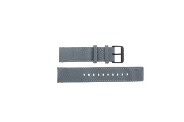 Uhrenarmband Hugo Boss HB-142-1-29-2395 / HO1512666 Textil Grau 20mm