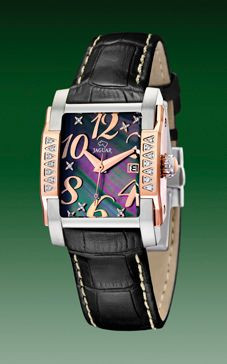 Uhrenarmband Jaguar J648-4 Leder Schwarz