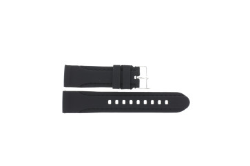 Uhrenarmband Universal JD091.01 Silikon Schwarz 22mm