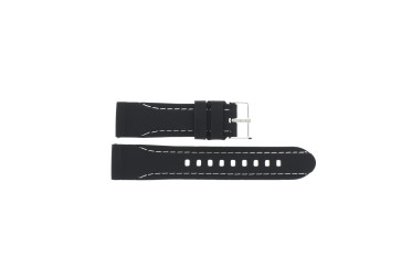 Uhrenarmband Universal JD091.01.09 Silikon Schwarz 22mm