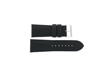 Uhrenarmband Universal K122 Leder Schwarz 28mm